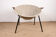Danish armchair in Leather, Steel and Teak, Balloon model by Hans Olsen 1960.
