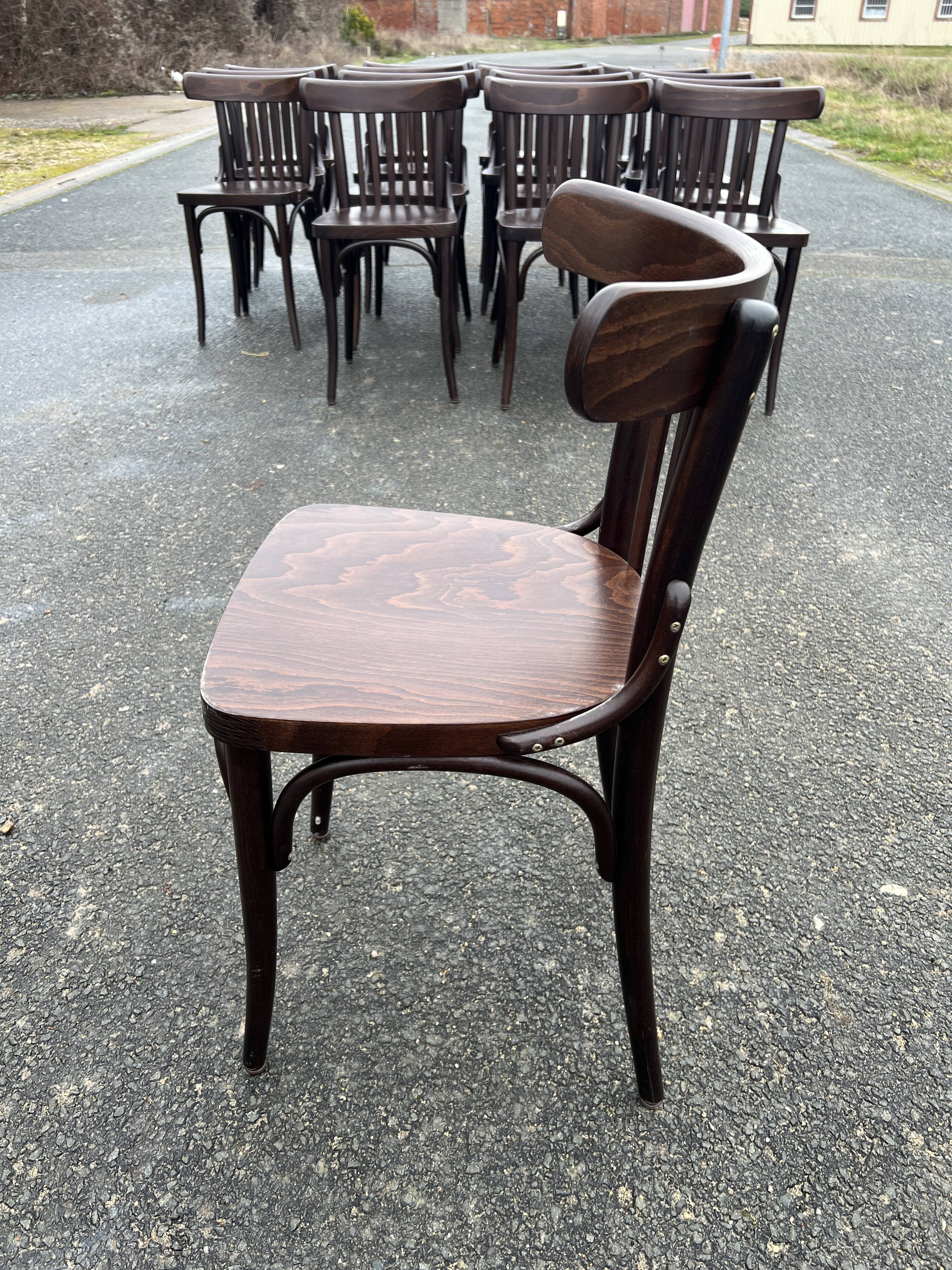 Set of 16 bistro chairs