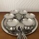 Guy Degrenne stainless steel ice set