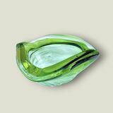 Ashtray / pocket tray Murano F.lli Toso “Chambord” green, 1960s