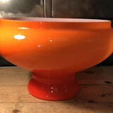 Orange opaline lampshade