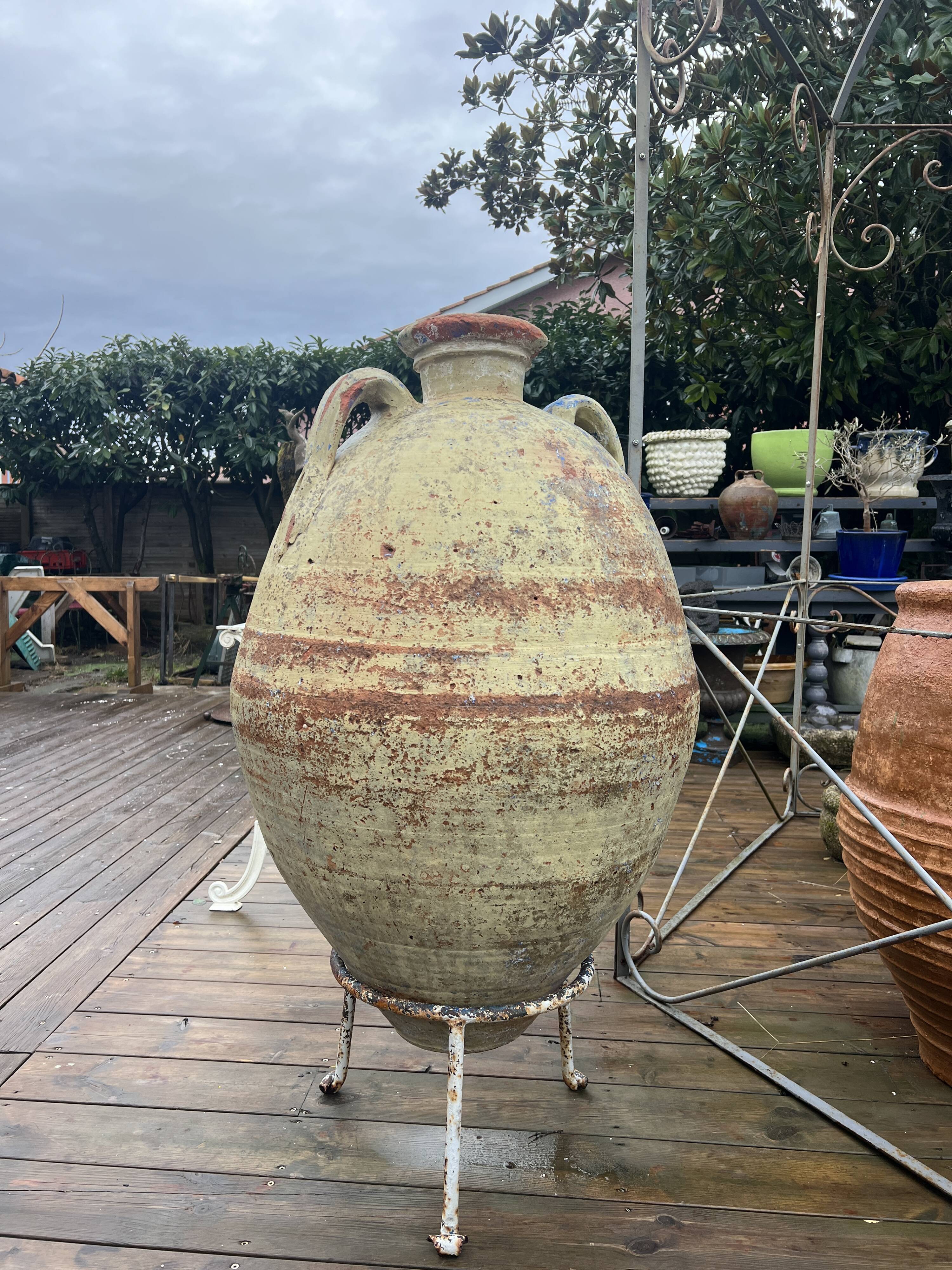 Terracotta amphora