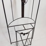 Wardrobe Coat rack art Deco wrought iron 1930