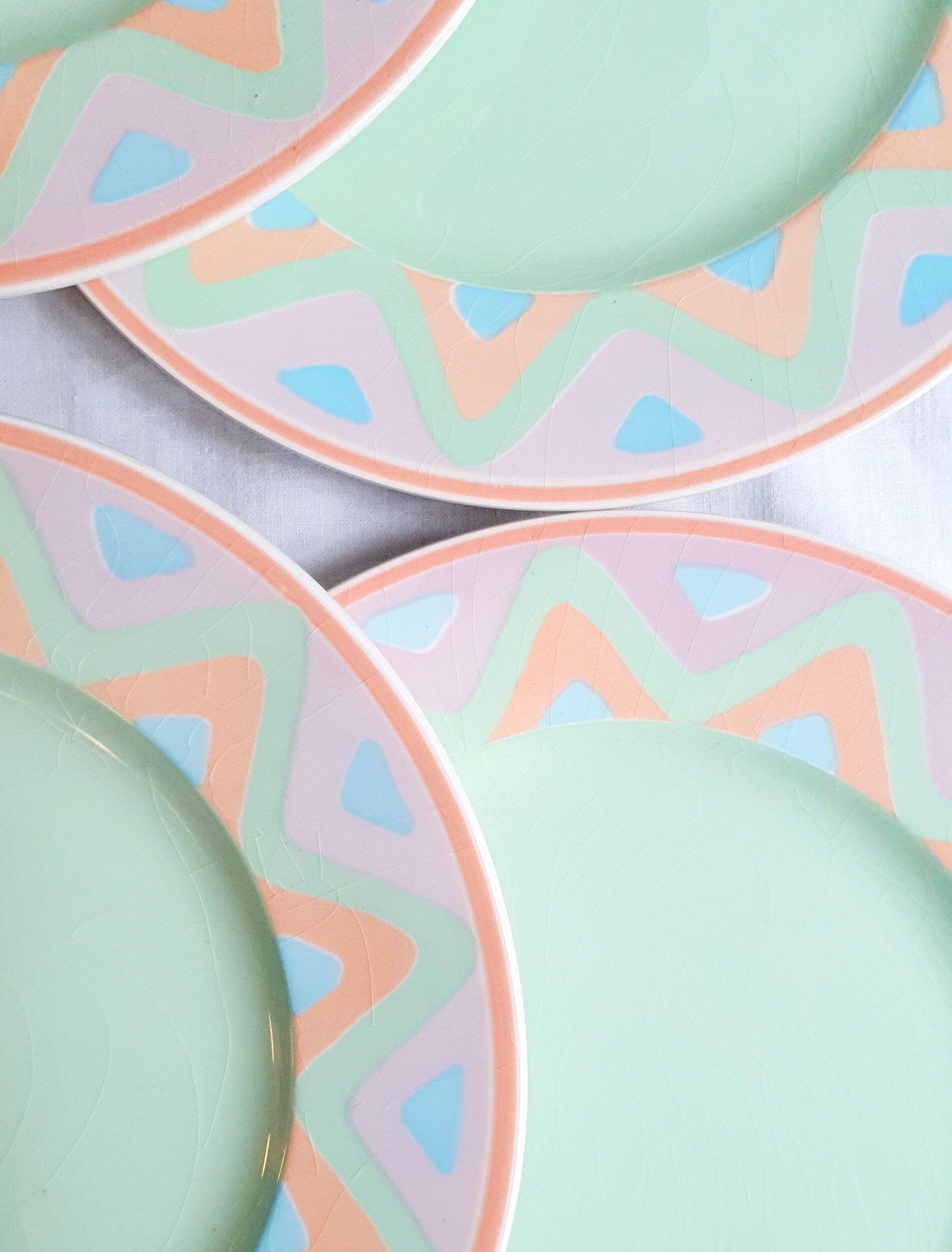 Ensemble de 6 assiettes plate Pagnossin modèle Arizona