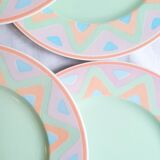 Ensemble de 6 assiettes plate Pagnossin modèle Arizona
