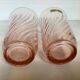 Pair of Arcoroc Rosaline vases