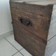 Old waxed wooden trunk 19th century
