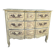 Commode galbée ancienne patinée vert pistache