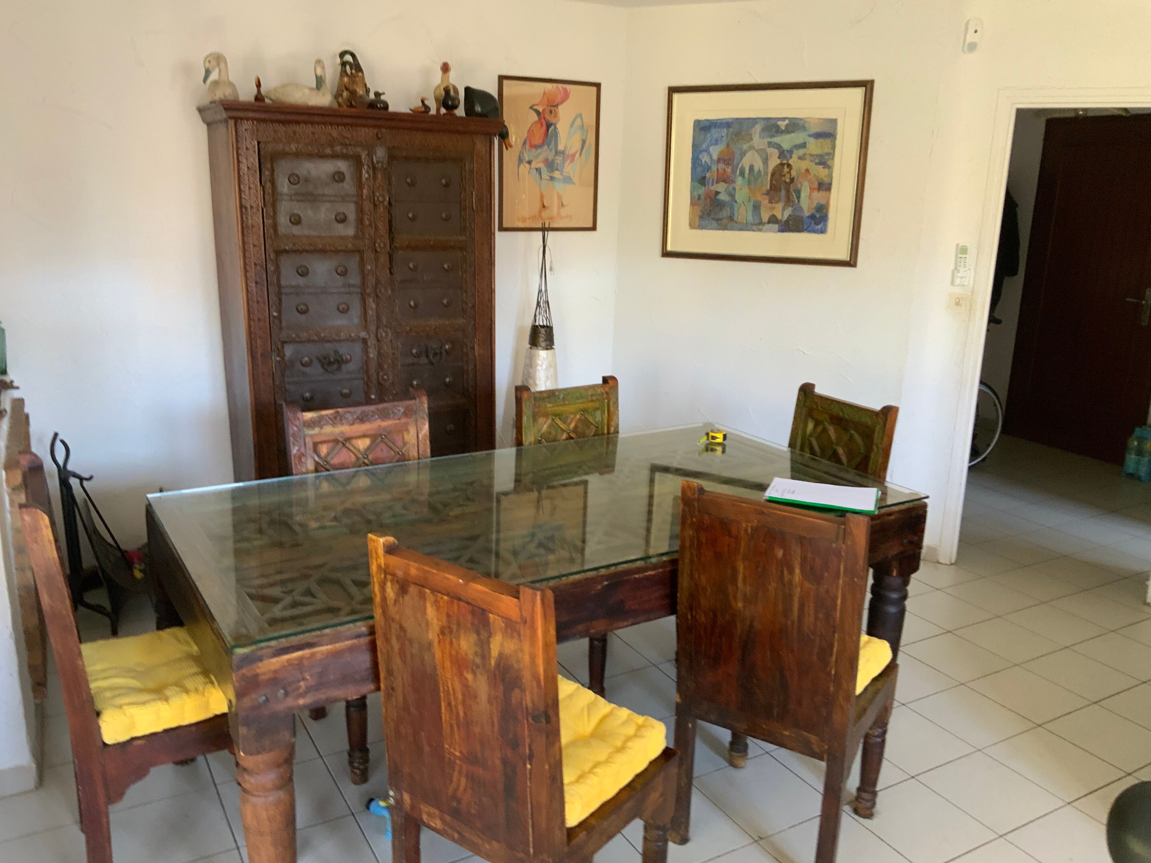 Dining room cabinet, Pakistani indow.