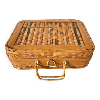 Bamboo suitcase