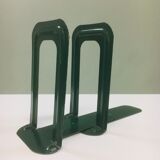 Set de 2 serres-livres en vert bouteille par Bernard-Albin Gras pour Gras Ravel, France, 1905