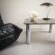 Smoked glass coffee table