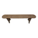 Old wooden farm bench