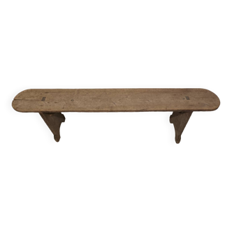 Ancien banc de ferme en bois