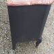 Chest of drawers 3 drawers Louis XV style curved black marble top