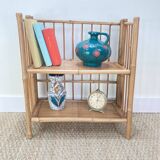 Foldable bamboo shelf