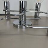 Beautiful 5-light sciolari ceiling light sconces by leola leuchten germany 1970s