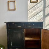 Black patinated buffet