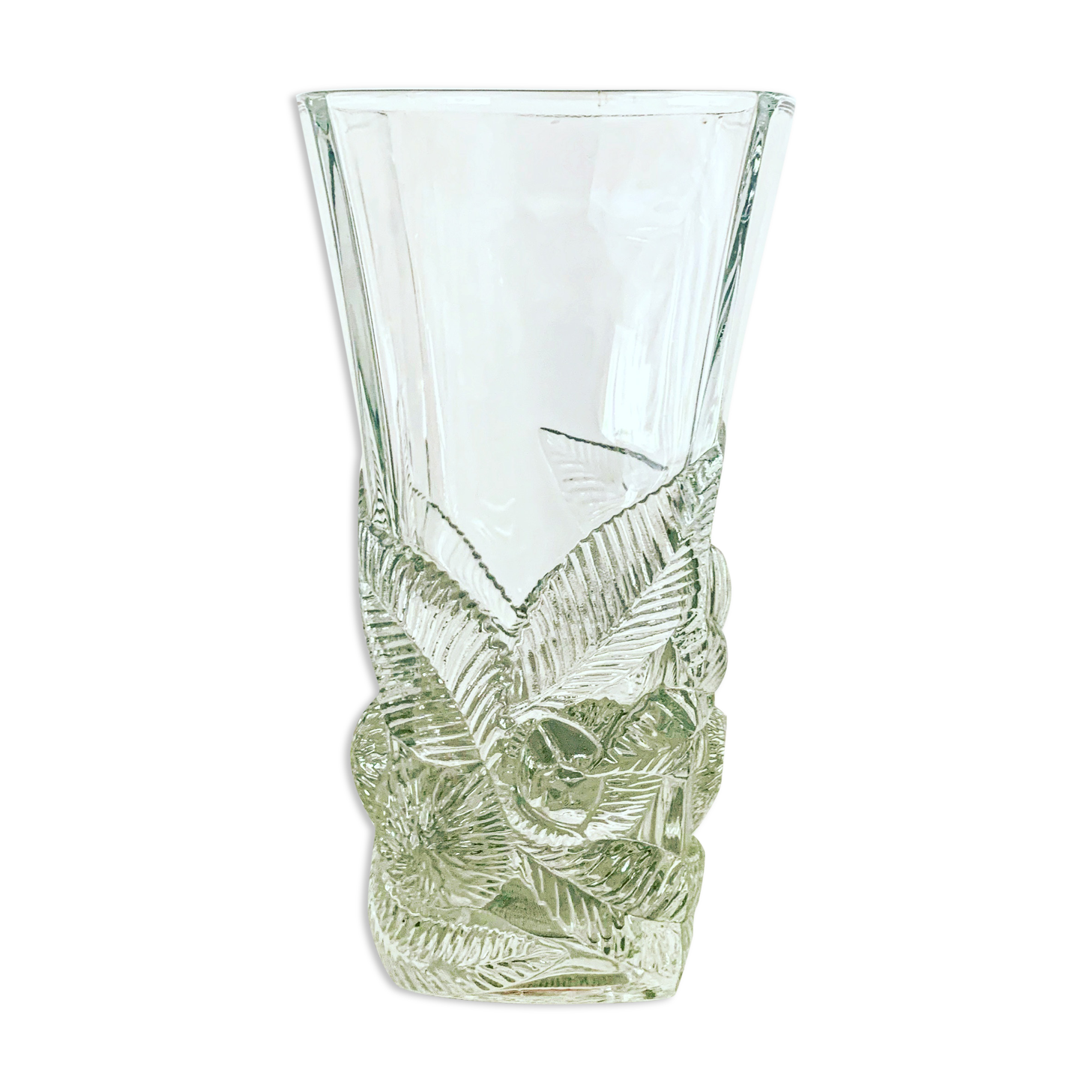 Vase vintage en relief