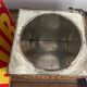 Duo of boxes Bouillon Kub metal 1950