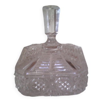 Square molded crystal candy box