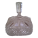 Bonbonnière carrée en cristal moulé