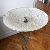 Lampadaire en fer forgé martelé vers 1940