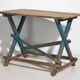 Antique French Provençal style blue table (c.1920) #54