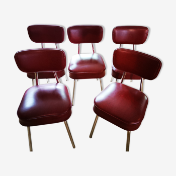 Lot de chaises vintage années 50/60