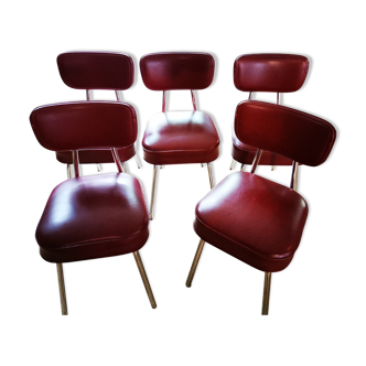 Lot de chaises vintage années 50/60