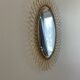 Retractable golden sun mirror 50s