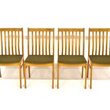 Set de 4 chaises en chêne Suède 1960
