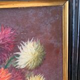 Peinture de fleurs ancienne