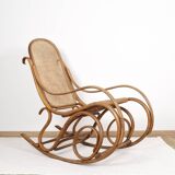 Rocking chair, curved wood