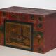 Antique Chinese brown storage trunk (c.1900) #6