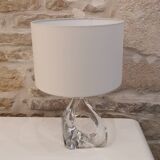 Crystal lamp, free form, daum, 1950
