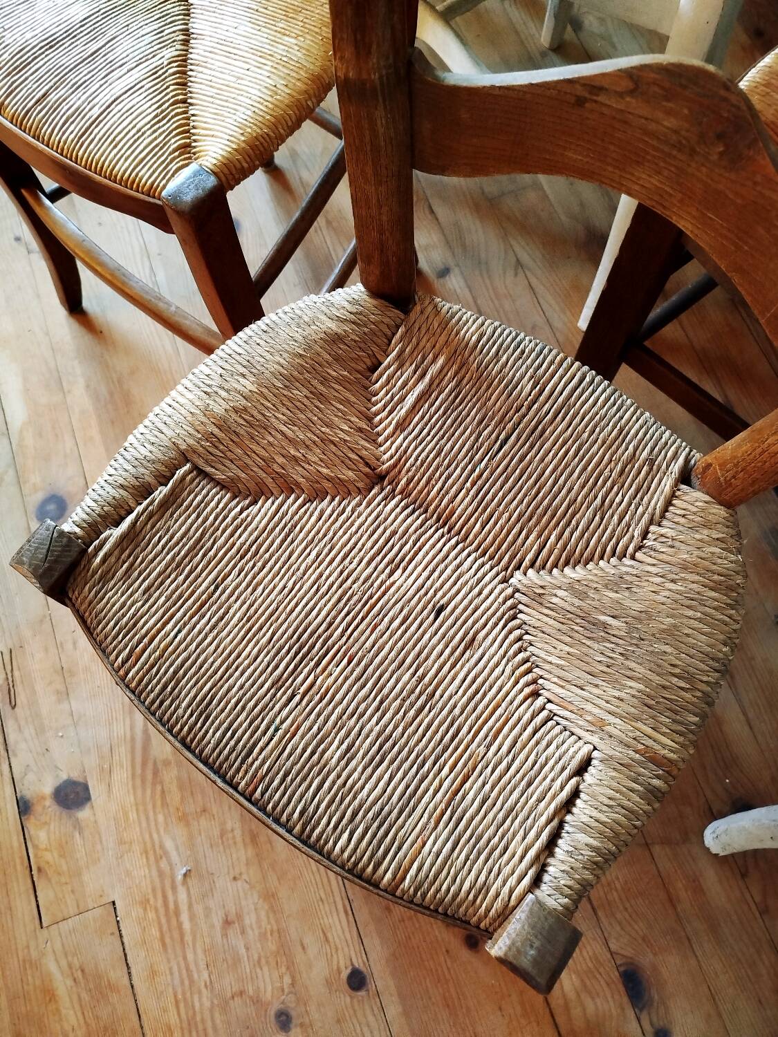 Set of 6 antique chairs