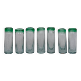 Bubble glass digestif glasses x7