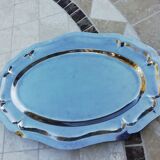 3 plats de service ovales en inox