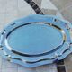 3 retro oval serving dishes in stainless steel