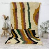 Handmade wool Berber rug 250 X 150 CM