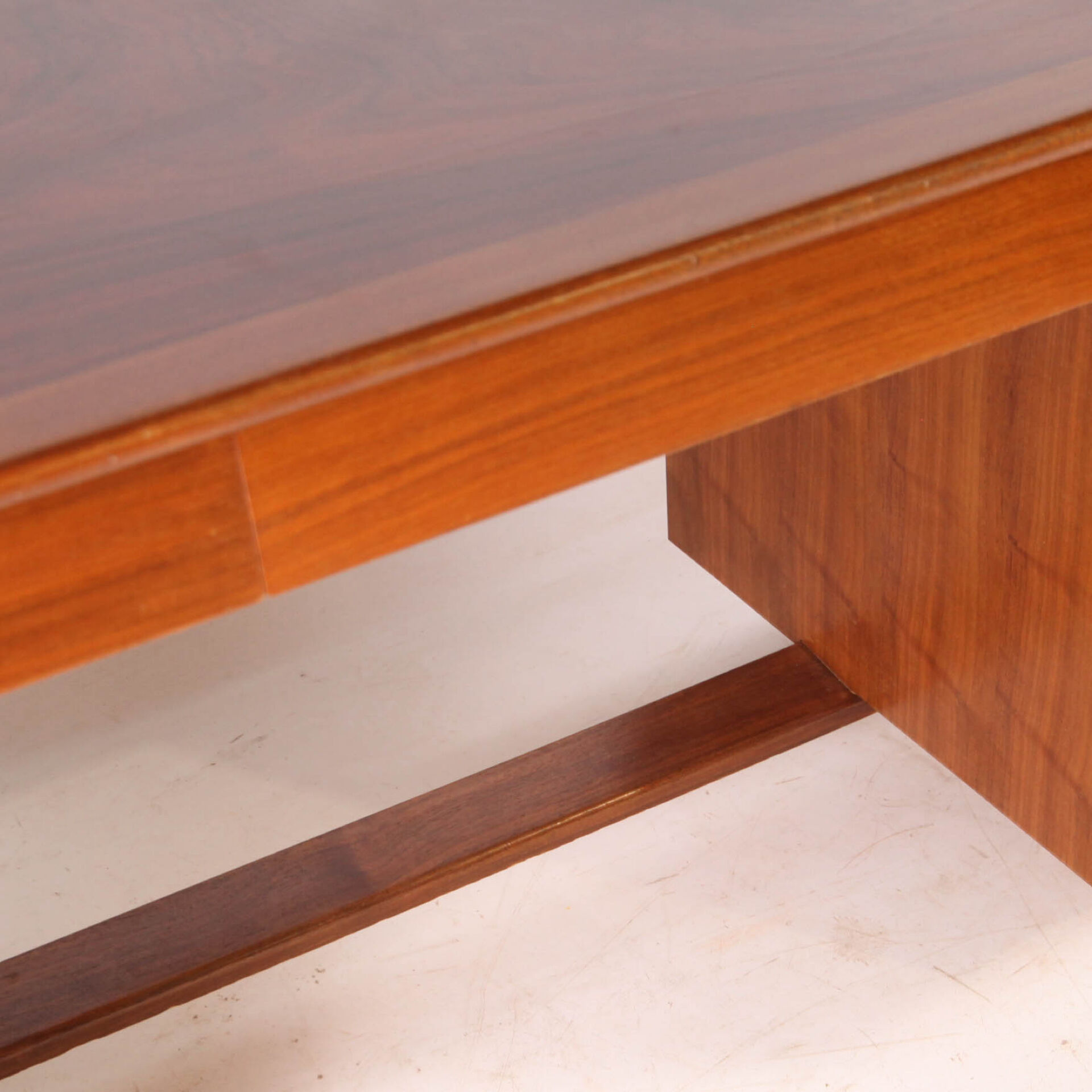 Teak and rosewood desk