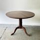 English antique Georgian oak tilt-top tripod base table