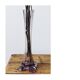 Soliflore purple transparent glass