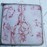 Barber mirror diptych 1 magnifying face