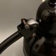 Old black modernist lamp 1930