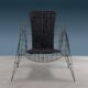 Fauteuil "Minimalisti" en fer, Anacleto Spazzapan