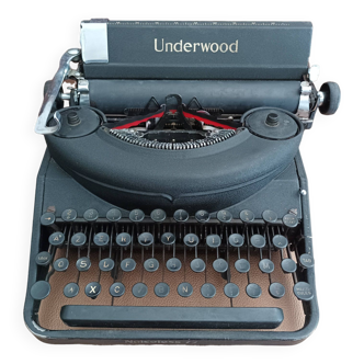 Machine à écrire Underwood Noiseless 77 (Rare)