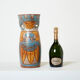 Rare glazed ceramic vase signed Accolay Maya collection around 1950