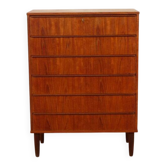Vintage Danish chest of drawers | Teak | 6 drawers | 106 cm